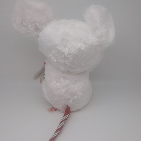 Ty Beanie Boos "CHIMNEY" the Christmas Mouse 6 Inch Plush 2021 - Picture 4 of 4